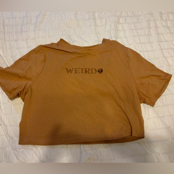 Weird and Proud Embroidered Baby Tee - Picture 2 of 3